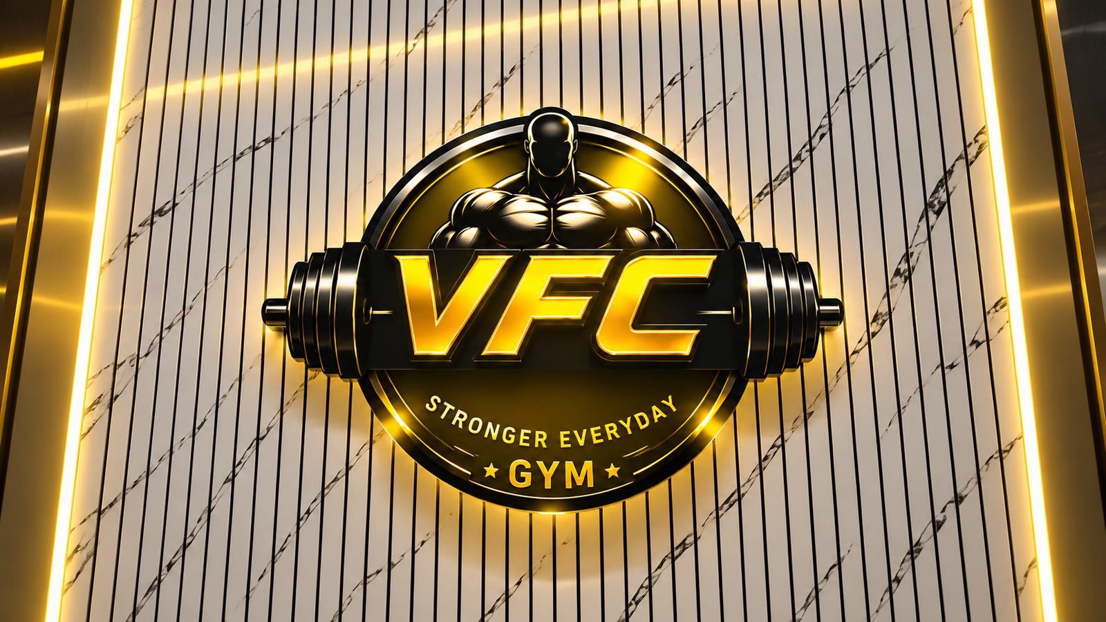 VFITCLUB logo signage